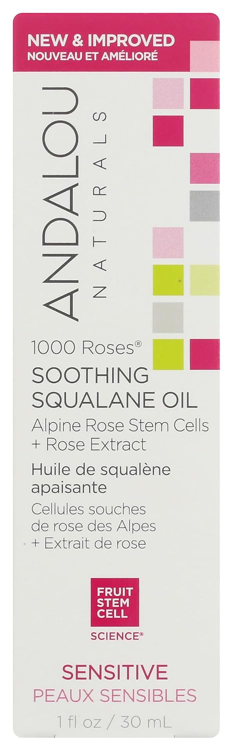 Andalou Naturals   1000 Roses Soothing Squalane Oil 30ml