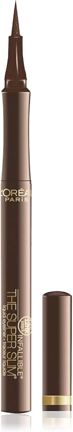 L'OREAL INFALLIBLE EYE LINER BROWN pack of 2