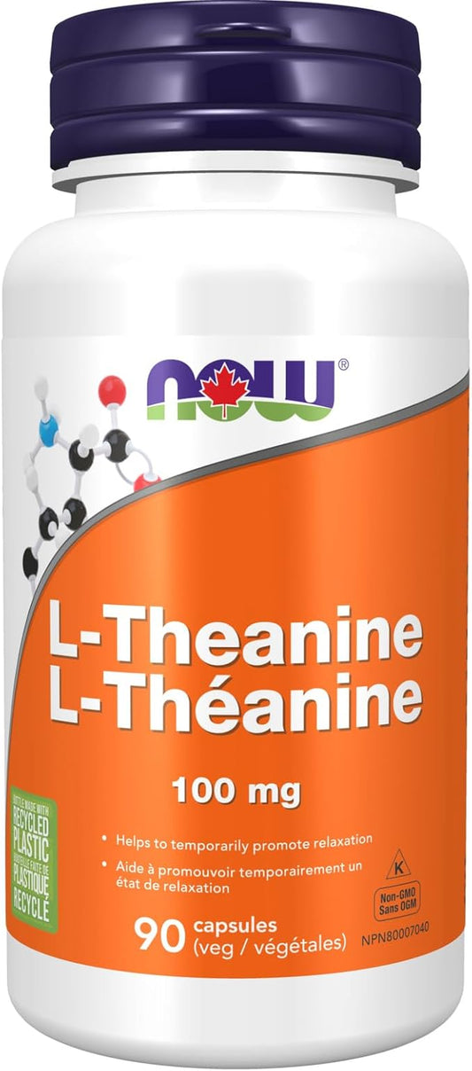 NOW    L-Theanine 100 mg from GreenTea 90vcap
