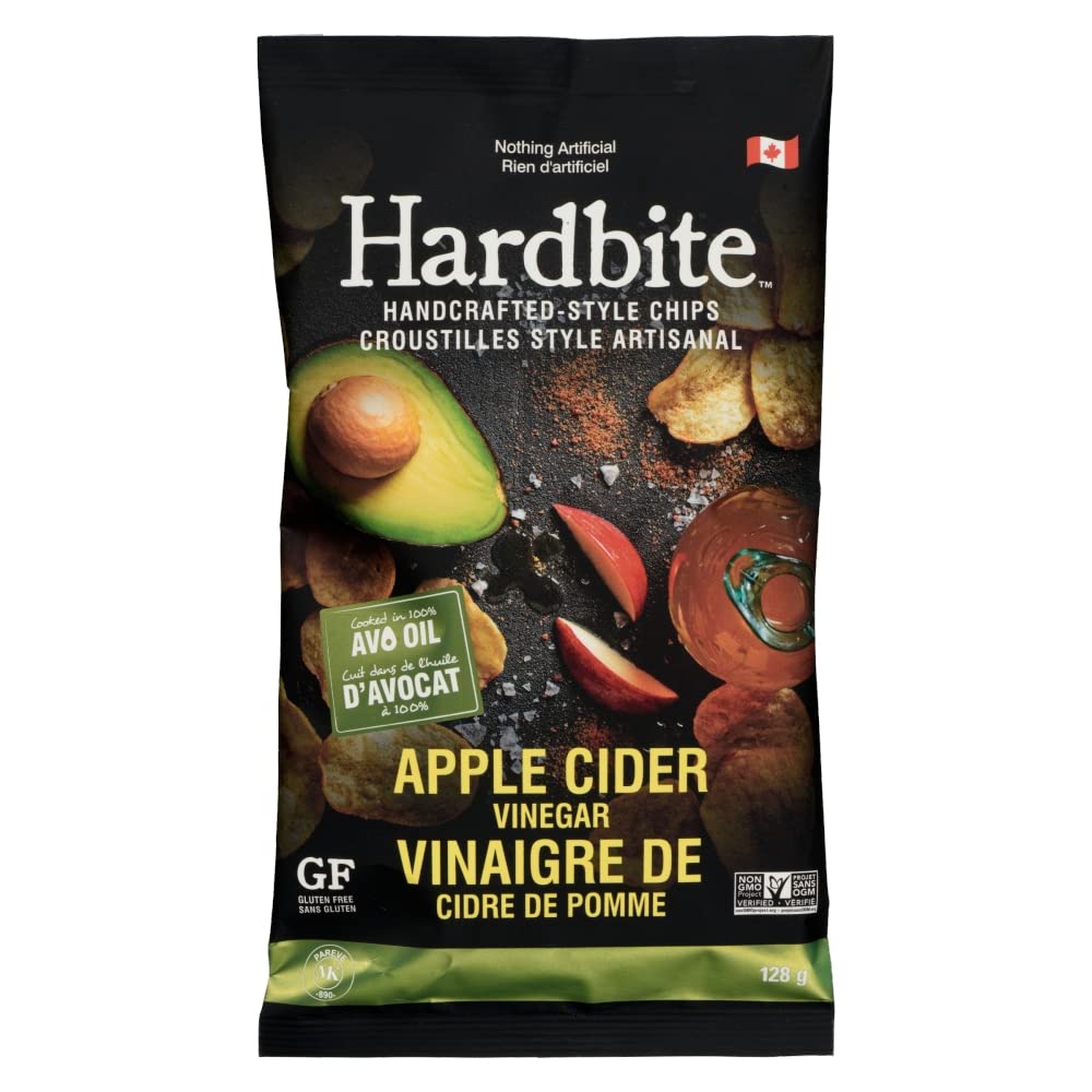 Hardbite   Handcrafted Chips   Apple Cider Vinegar Avocado Oil Pot Chip128G