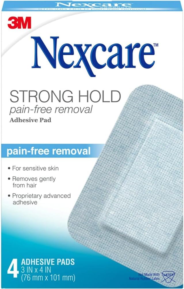 NEXCARE ADHESIVE PADS SENSITIVE SKIN 4