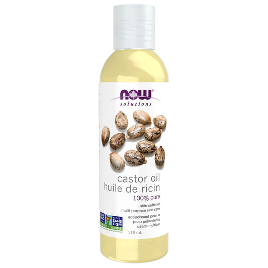 NOW    Castor Oil, Expeller Pressed 118mL