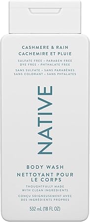 NATIVE BODY WASH CASHMERE & RAIN 532ML