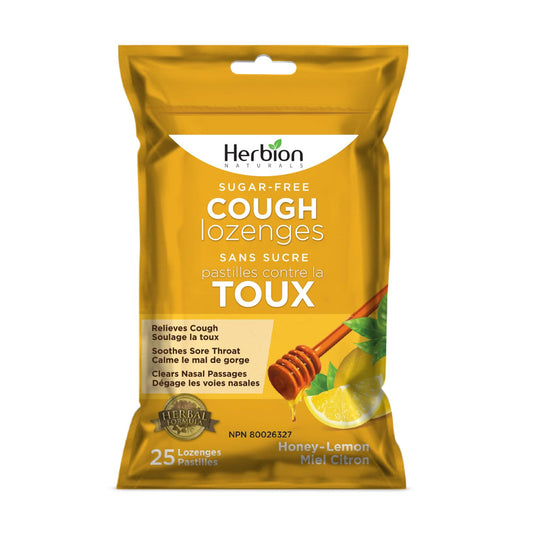Herbion   Honey Lemon Sugar Free Cough Loz     25lz