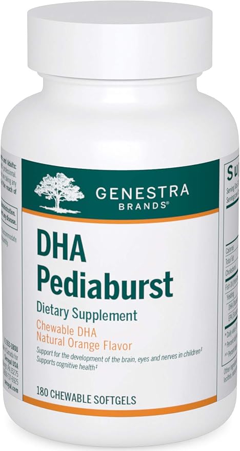 GENESTRA DHA Pediaburst (orange) 180 sgels 