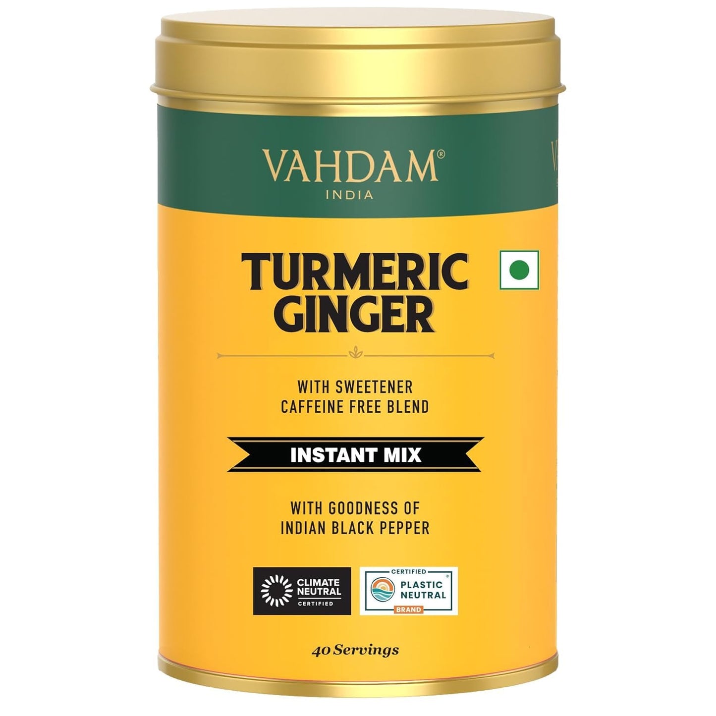 Vahdam Teas    Vahdam Latte Mix    Flavour: Turmeric Ginger 
Container Size: 100 g