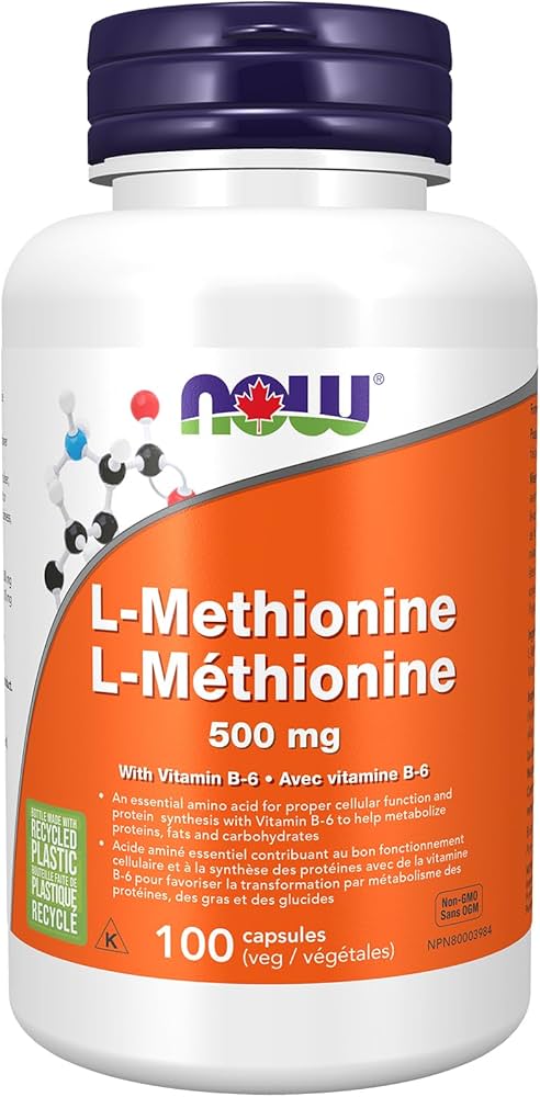 NOW    L-Methionine 500mg 100cap