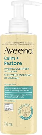 AVEENO CALM+RESTORE FOAMING CLEANSER 232ML