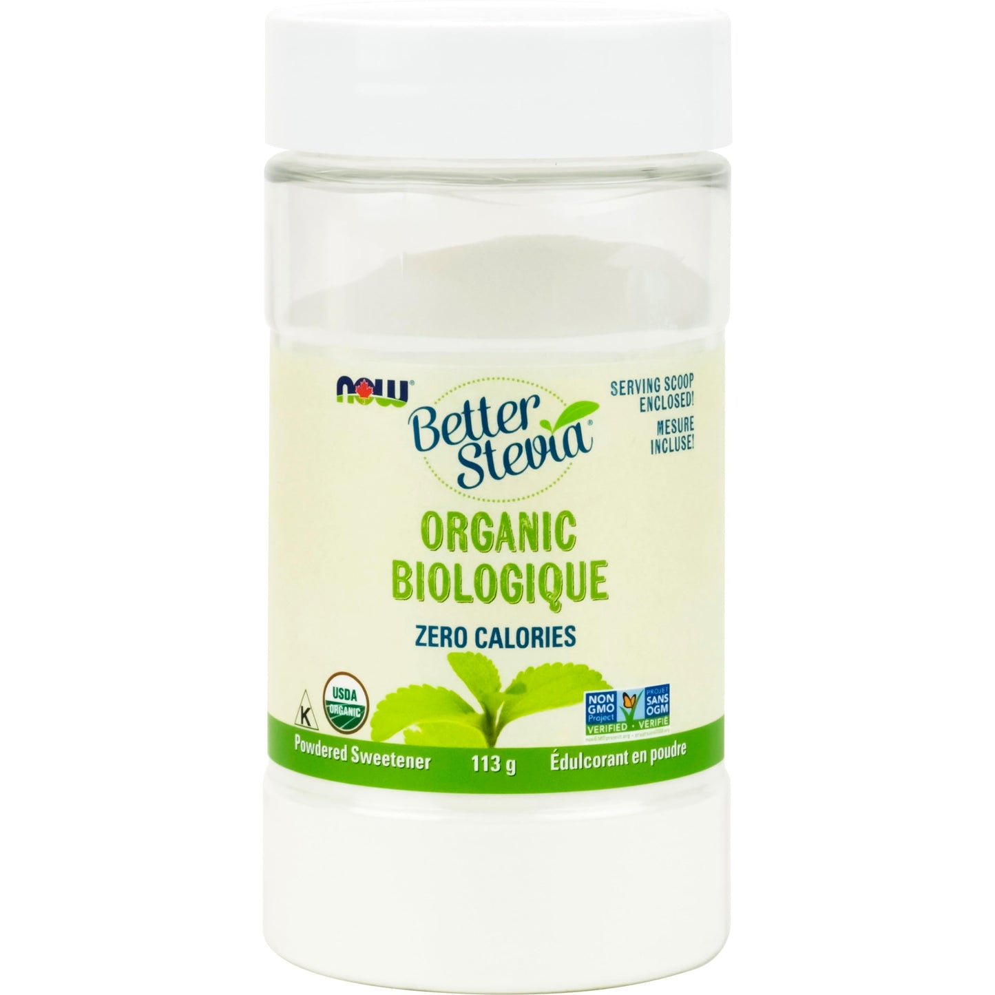 NOW    Organic BetterStevia Extract Powder 113g