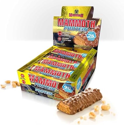 Mammoth   Mammoth Protein Bar, Peanut Butter Crunch, 12/box