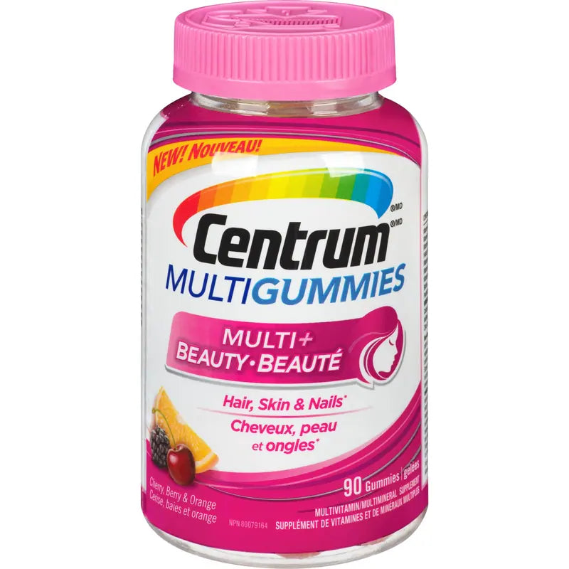 CENTRUM MULTIGUMMIES MULTI + BEAUTY 90 BLOCK