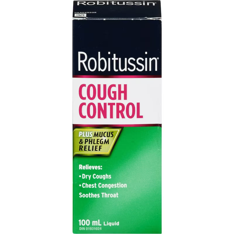 ROBITUSSIN DM COUGH CONTROL SYR 100ML SYRUP