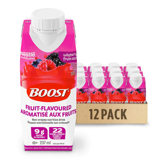 BOOST FRUIT BEVRAGE WILD BERRY 237ML LIQUID pack of 24