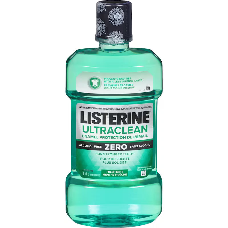 LISTERINE ULTRA CLEAN ENAMEL PROTECT ZERO 1L MOUTHWASH