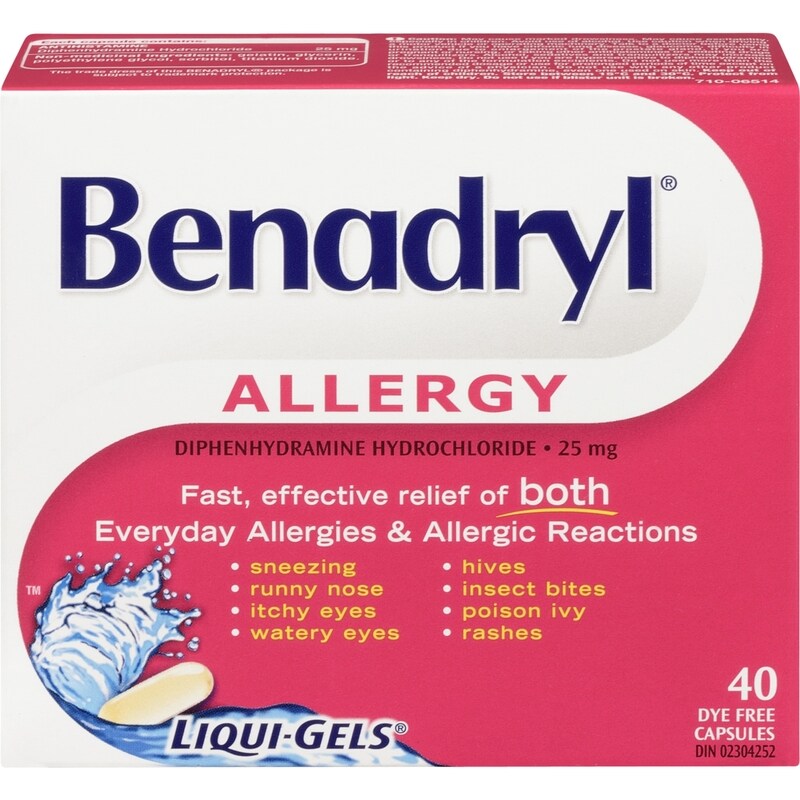 BENADRYL RG LIQUIGEL 40 CAPSULE