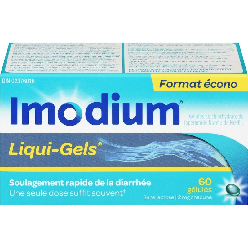 IMODIUM LIQUID GEL 2MG CAPS 60 CAPSULE