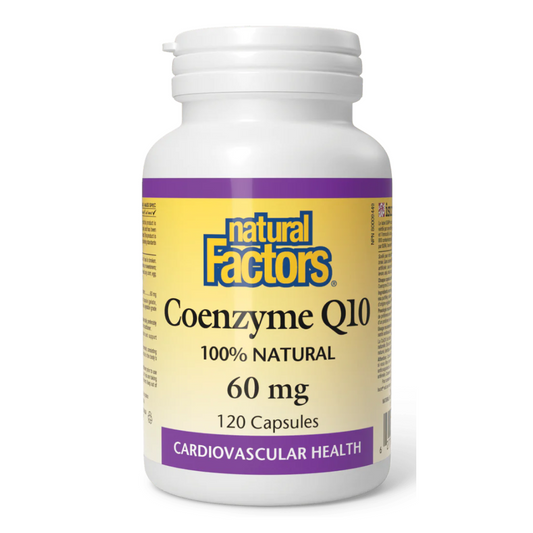 Natural Factors Coenzyme Q10 60 mg 120 caps