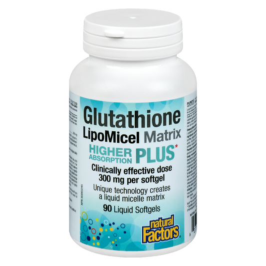 Natural Factors Glutathione LipoMicel Matrix 90 sgels