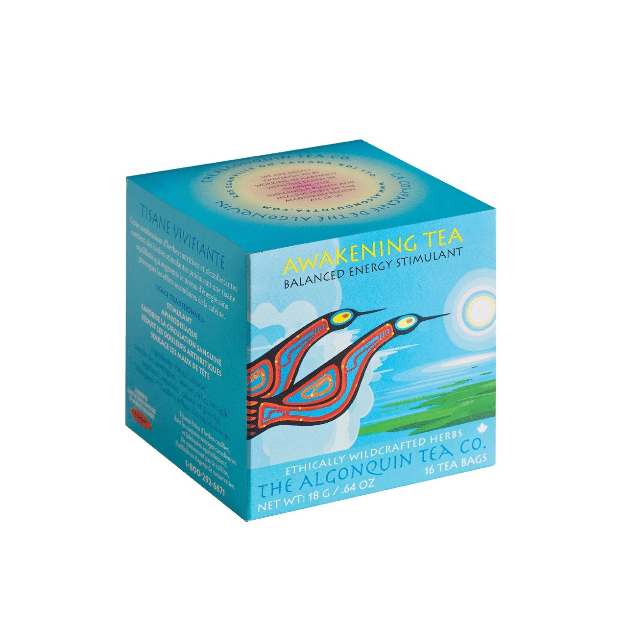 ALGONQUIN TEAS    Org Awakening Tea 16bg