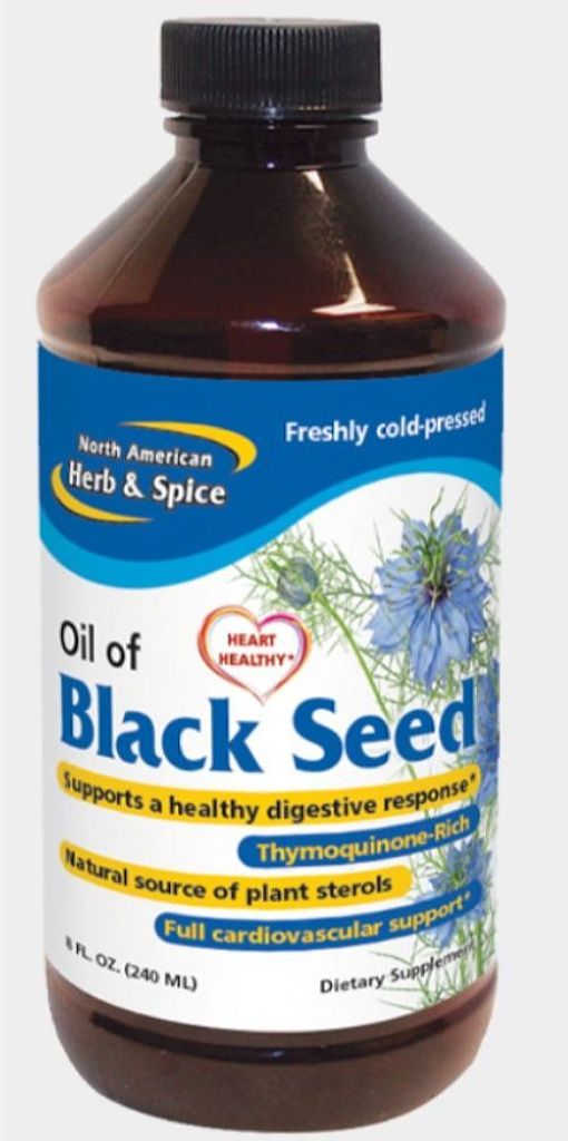 North American Herb & Spice -Oil of Black Seed - 8 fl oz