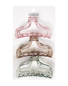 BANDED   Claw Clips - Marketplace 3 x 3pk