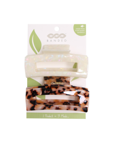 BANDED   Wooded Path Lg Claw Clips 3 x 2pk