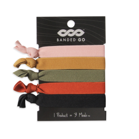 BANDED   Hair Ties - Central Park 3 x 5pk