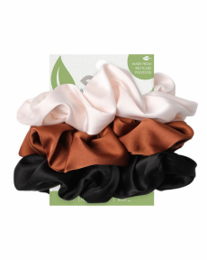 BANDED   Recycled Scrunchies -Eco Garden 3 x 3pk