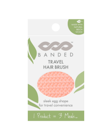 BANDED   Beech Wood Travel Brush 3 x 1ea
