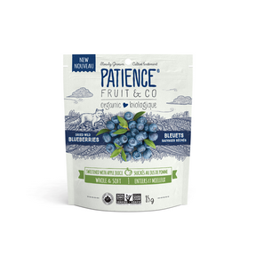 Patience Fruit & Co.   Whole & Soft Wild dried blueberry, SW  85g