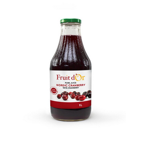 Patience Fruit & Co.   Fruit d'Or Pure Cranberry Juice 3/1 6 x 1L