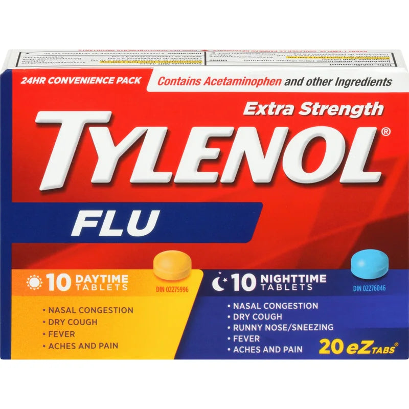 TYLENOL FLU XST COMBO DAY/NIGHT 10+10 TABLET