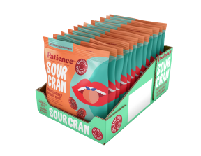 Patience Fruit & Co.   SourCran Sour Peach 12 x 60g