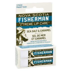 Nova Scotia Fisherman   Lip Balm DUO SeaSalt N Caramel 12 x 2pk