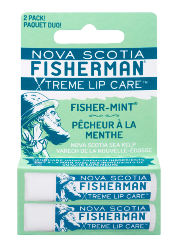 Nova Scotia Fisherman   Lip Balm DUO Pks FisherMint  12* 2pk