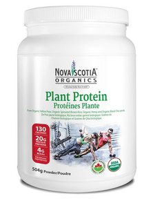 Nova Scotia Organics   Organic Plant Protein Unflavoured 504g