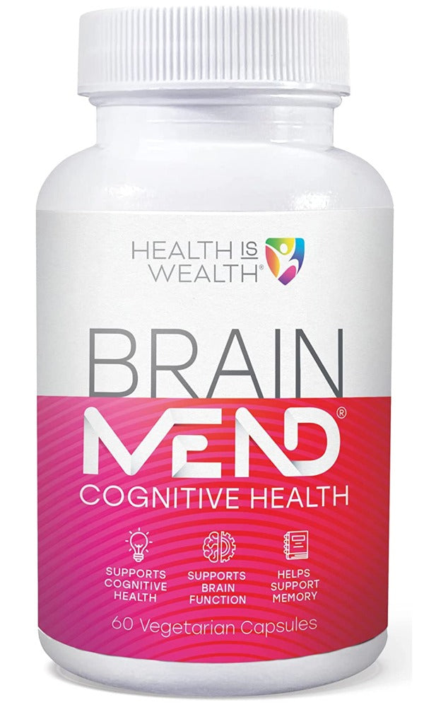 HEALTH IS WEALTH   BrainMEND - Cognitive Health   60 Vegetarian Caps