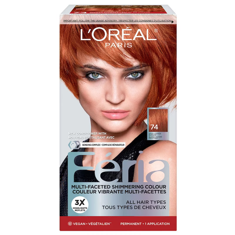 FERIA COPPER SHIMMER DEEP COPPER BLONDE #74