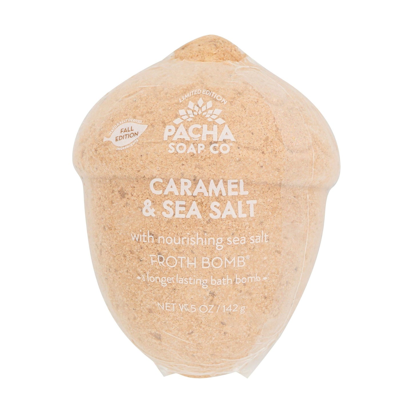 Pacha Soap   Froth Bomb Caramel & Sea Salt 142g