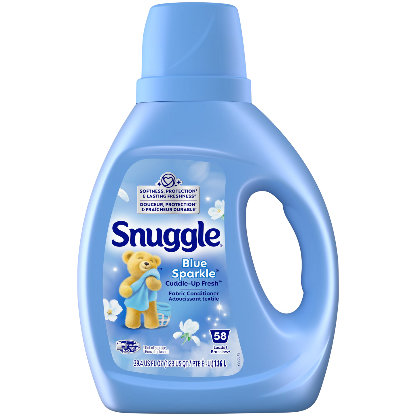 SNUGGLE BLUE SPARKLE SOFTENER CONCENTRATED 1.16L pack of 6