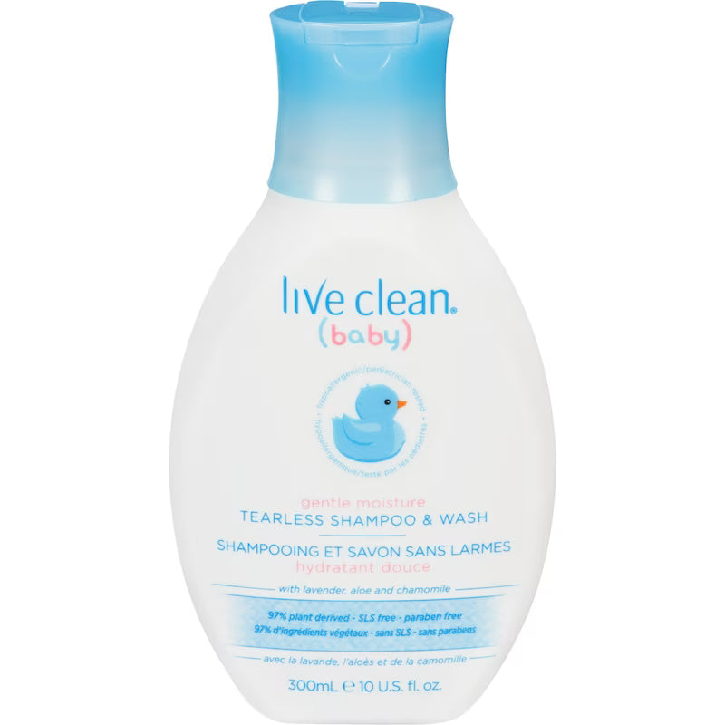 LIVE CLEAN BABY SHP & WASH 300ML