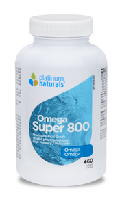 Platinum Naturals-Omega Super 800 - 60 gels