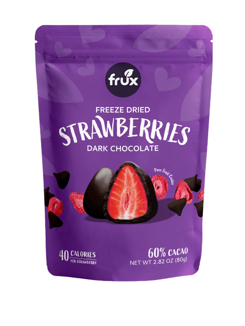 Frux_Frux Dark Chocolate Freeze Dried Strawberries_80g