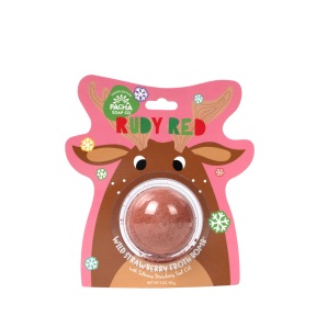 Pacha Soap   Froth Bomb Card, Rudy Red 85g