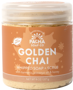 Pacha Soap-Whipped Soap & Scrub Golden Chai
