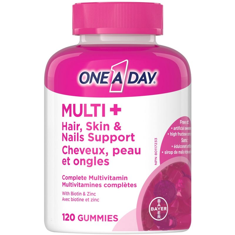 ONE A DAY HAIR/SKIN/NAIL GUMMIES 120 GUMMY
