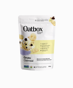 Oatbox   Dark Chocolate & Banana Oatmeal 8 x 300g