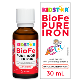 KidStar Nutrients   BioFe Pure Iron Drops Unflavoured 30ml
