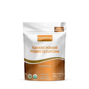 Rootalive Inc.   Organic Turmeric Powder 454g