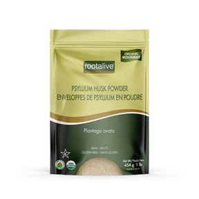 Rootalive Inc.   Organic Psyllium Husk Powder 454g